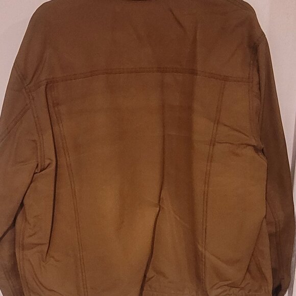 Red Tornado Waxed Jacket Cruiser Trucker Jacket - Picture 5 of 5